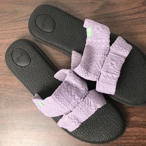Sanuk yoga mat Capri slide sandals